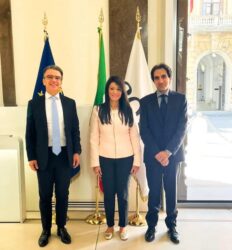 وزيرة التخطيط تبحث تعزيز العلاقات المشتركة مع منظمة الأمم المتحدة للتنمية الصناعية وصندوق الودائع والقروض الإيطاليCDP. 