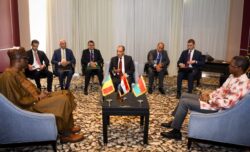 وزير الخارجية يعقد لقاءً ثلاثيًا مع نظيريه المالي والبوركيني