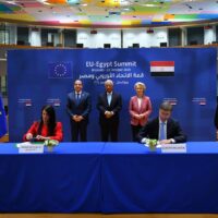 الرئيس عبد الفتاح السيسي يلقي كلمه بمناسبه إنعقاد القمة المصرية الأوروبية بالعاصمة البلجيكية بروكسل. 