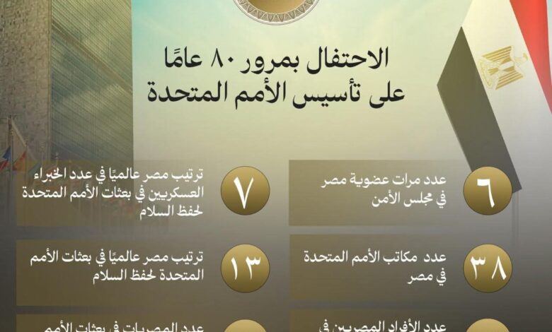المنظمة الخارجية مصر تؤكد التزامها الكامل بمبادئ ميثاق الأمم المتحدة