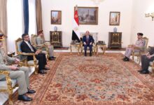 الرئيس السيسي إستقبل اليوم بقصر الاتحادية المشير الباكستاني رئيس أركان القوات البرية 