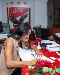 روايدا هشام مرشحة عضوية الأهلي: لا يوجد ما يسمى الفوز بالتزكية والعنصر النسائي مهم بالمجلس