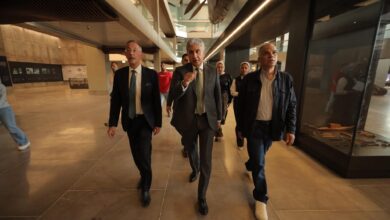 إستعدادات مكثفة تسير على قدم وساق داخل المتحف تمهيداً للافتتاح المرتقب.