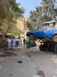 محافظة الجيزة ترفع كفاءة مدخل المجزر الآلي وتُنهي التكدسات المرورية بطريق اللبيني. 