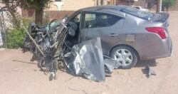 تصادم مروع أعلى كوبري السعرانية بكفر الدوار يودي بحياة شاب ويصيب 7 آخرين
