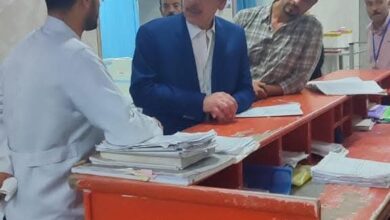 جولة ليلية مفاجئة نائب وزير الصحة بمستشفى حلوان العام