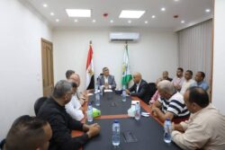 محافظ الجيزة يعقد لقاء مع رؤساء أحياء الهرم والعمرانية والطالبية لمتابعة الاستعدادات الجارية لافتتاح المتحف المصري الكبير.