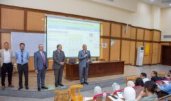 رئيس جامعة طنطا يتابع انتظام العملية التعليمية بكلية التجارة 