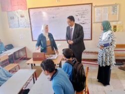 وكيل وزارة التربية والتعليم بالغربية يتابع فصول الخدمات بالمدارس الثانوية لمدارس إدارة غرب طنطا