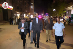 محافظ سوهاج يفتتح حديقة ميدان الشهداء العامة بالمنشاة