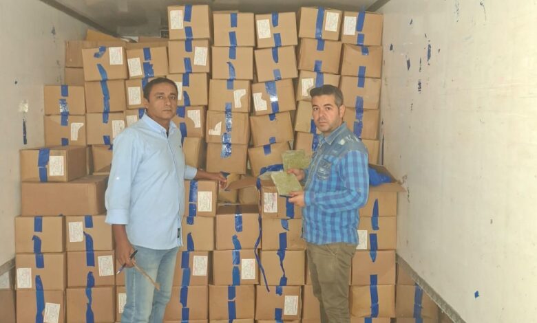 تموين العامرية بالإسكندرية تضبط 6 أطنان من الخضروات مجمدة منتهية الصلاحية