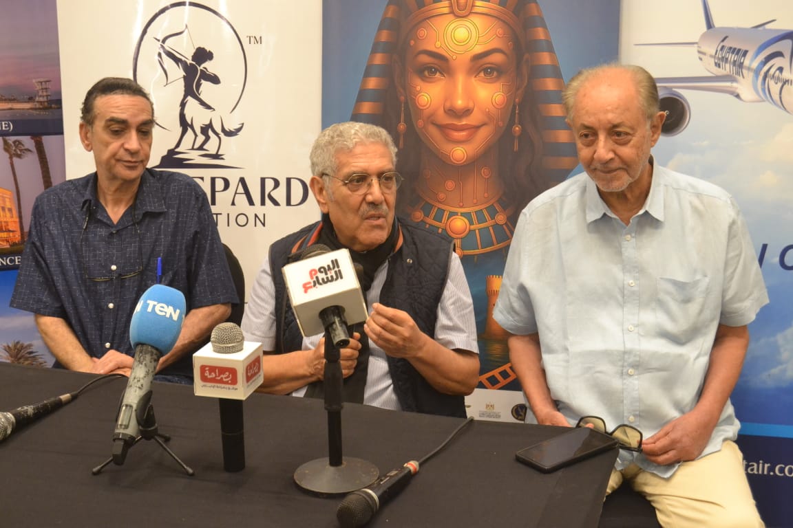 رضا الباهي بندوة تكريمه بالإسكندرية السينمائي السينما المصرية مهمة فى حياتي