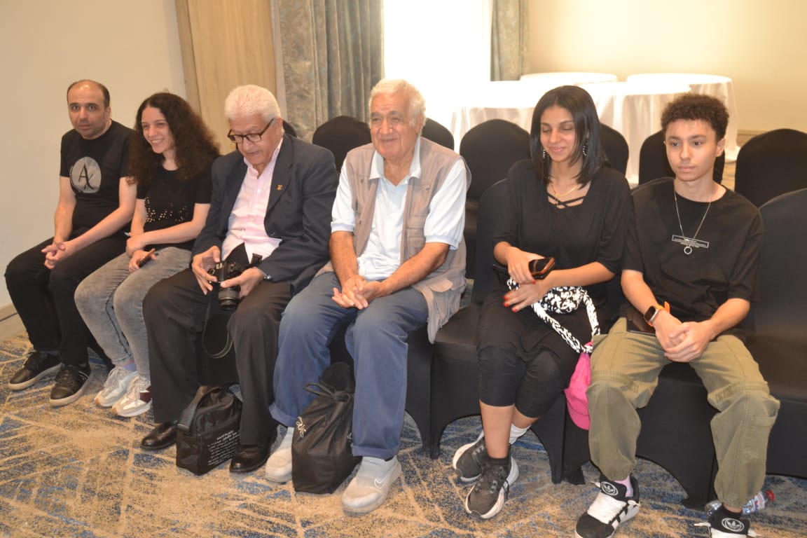 رضا الباهي بندوة تكريمه بالإسكندرية السينمائي السينما المصرية مهمة فى حياتي