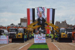 محافظ الغربية يتفقد اصطفاف المعدات استعدادًا لانطلاق التدريب العملي المشترك “صقر 156” لمجابهة الأزمات والكوارث