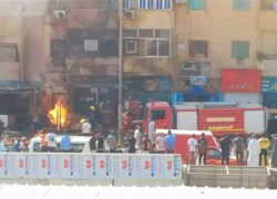 حريق فرن فطير في أسوان... دقائق من الرعب تحت عمارة سكنية