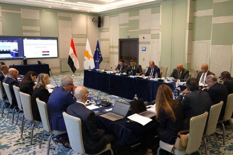 عقد أول اجتماع للجنة الملاحية المشتركة بين قبرص ومصر في ليماسول