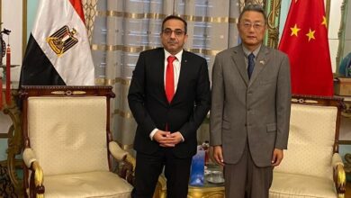 قنصل عام دولة فلسطين يالتقى بقنصل عام الصين بالإسكندرية
