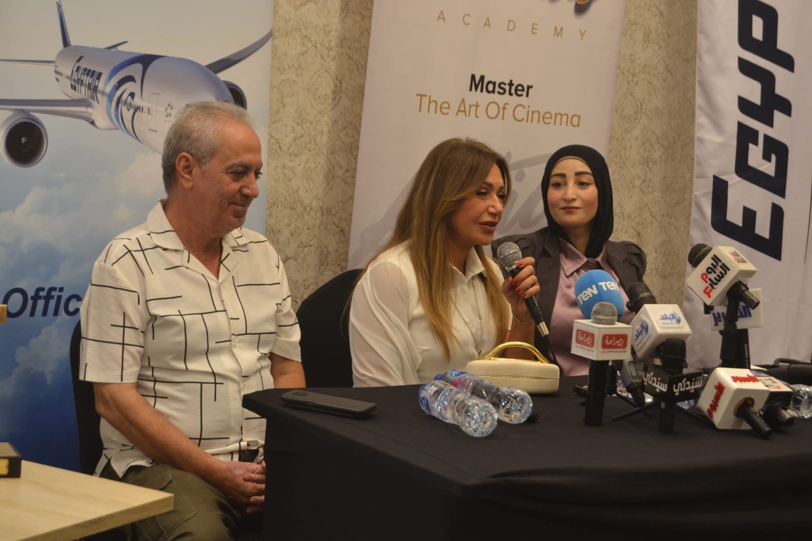 مشوار ليلى علوي في ندوة تكريمها بمهرجان الإسكندرية 