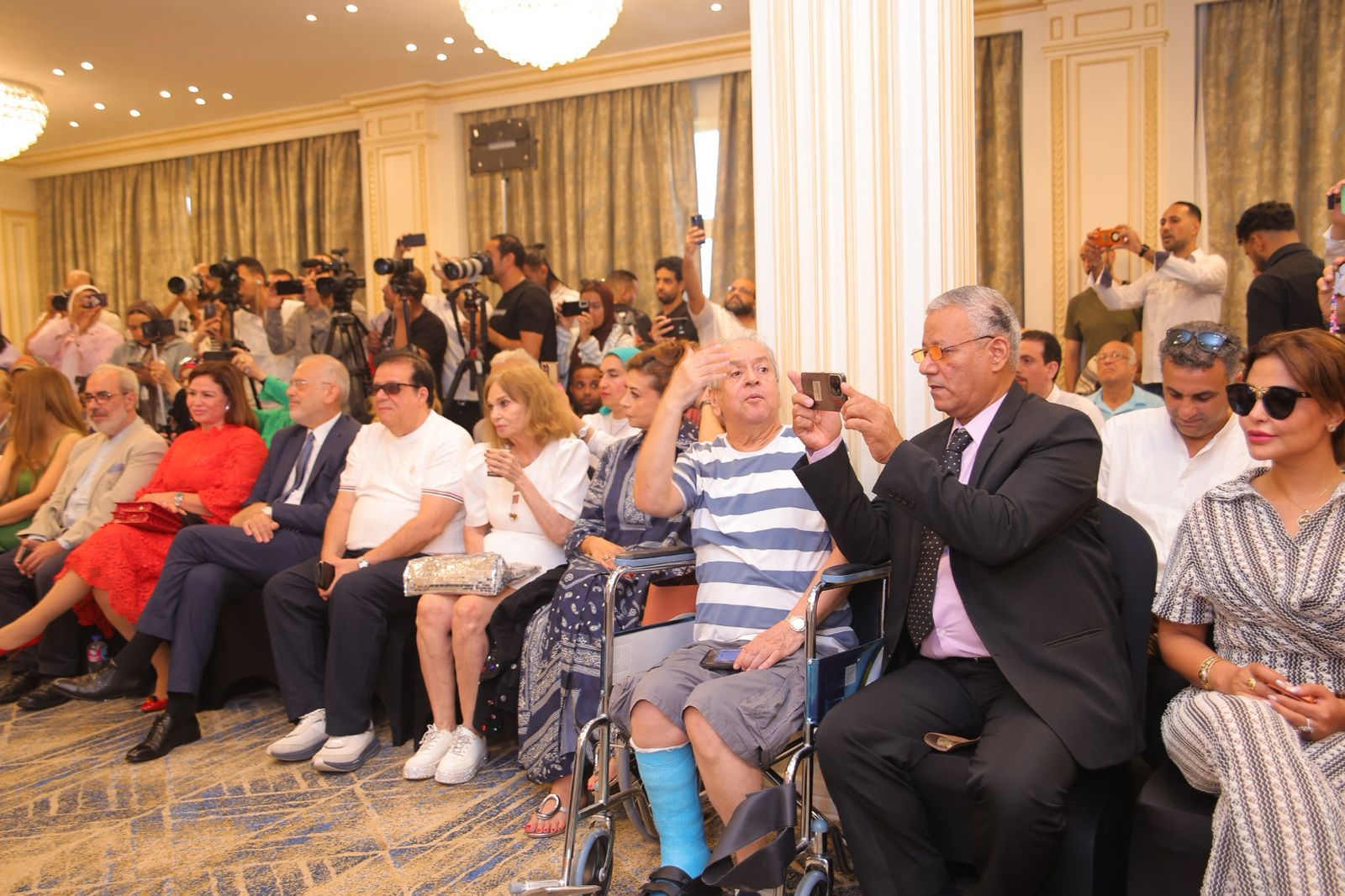 مشوار ليلى علوي في ندوة تكريمها بمهرجان الإسكندرية 
