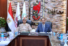 محافظ سوهاج وقائد قوات الدفاع الشعبي والعسكري" يشهدان بدء فعاليات التدريب العملي المشترك "صقر 159" لمواجهة الأزمات والكوارث