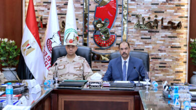محافظ سوهاج وقائد قوات الدفاع الشعبي والعسكري" يشهدان بدء فعاليات التدريب العملي المشترك "صقر 159" لمواجهة الأزمات والكوارث