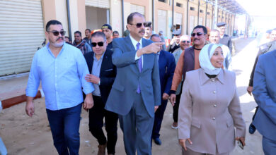 محافظ سوهاج يفتتح مشروع إنشاء وتشغيل شوادر المراغة الجديدة على مساحة 2520 متر مربع