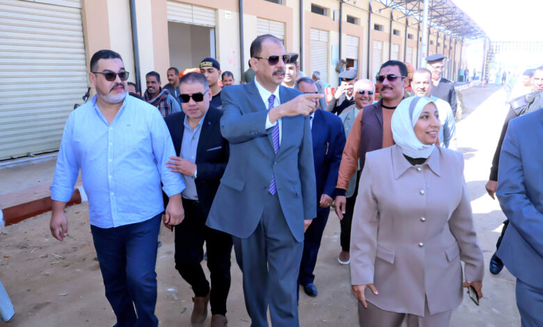 محافظ سوهاج يفتتح مشروع إنشاء وتشغيل شوادر المراغة الجديدة على مساحة 2520 متر مربع