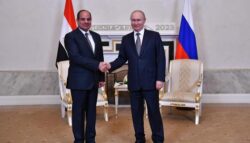 السيسي وبوتين يشهدان تركيب وعاء مفاعل الضبعة (الوحدة الأولى)