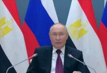 بوتين: الخبراء السوفيت شاركوا فى تطوير الاقتصاد المصري