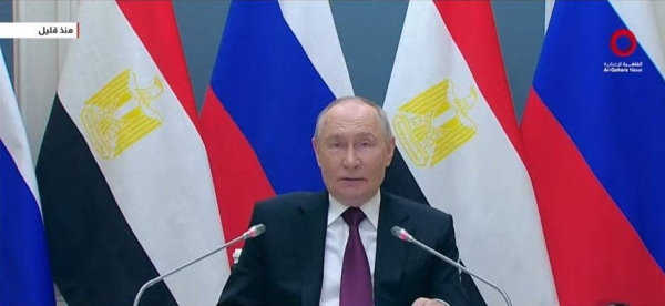 بوتين: الخبراء السوفيت شاركوا فى تطوير الاقتصاد المصري