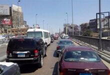 حركة المرور في شوارع القاهرة والجيزة وسط تواجد أمني مكثف
