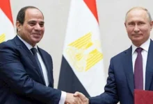 بوتين يهنئ الرئيس السيسي بعيد ميلاده