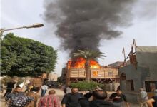 محافظ الجيزة: السيطرة الكاملة على حريق استوديو مصر دون خسائر 