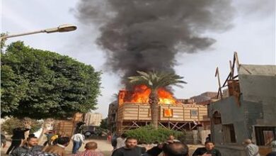 محافظ الجيزة: السيطرة الكاملة على حريق استوديو مصر دون خسائر 