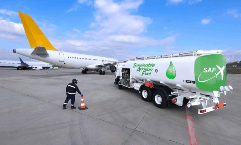 مصر تسعى لاقتراض 400 مليون دولار لتمويل مشروع إنتاج 120 ألف طن من وقود الطائرات المستدام.