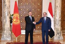 استقبل الرئيس السيسي اليوم الرئيس صادير جاباروف رئيس الجمهورية القرغيزية.