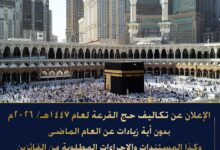  وزارة الداخلية تيسير الإجراءات وتقديم الخدمات لحجاج بيت الله الحرام