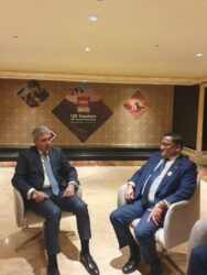 وزير السياحة يعقد إجتماعات ثنائية مع وزيري السياحة والثقافة بألبانيا وسريلانكا. 