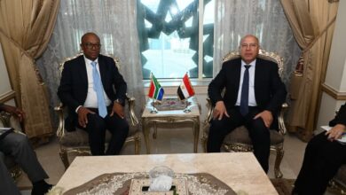 وزير الصناعة يعقد إجتماعًا مع وزير الصناعة والتجارة الجنوب إفريقي لبحث تعزيز التعاون.