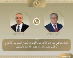 إتصال هاتفي بين وزير خارجية مصر ونظيره الباكستاني