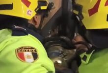 أمن الفيوم ينقذ أحد المواطنين ونجله بعد إحتجازهما داخل مصعد أحد العقارات