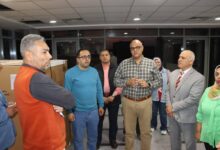 محافظ القليوبية يتفقد أعمال فرش التجهيزات الطبية لمستشفى طوخ المركزي تمهيداً لإفتتاحها.