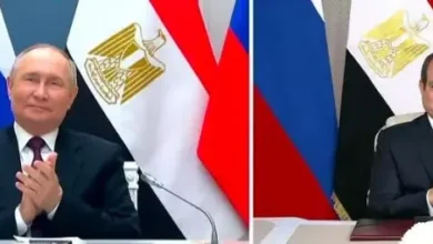 بوتين إن العلاقات بين مصر وروسيا تعزز وتبني بناء على اتفاقية الشراكة الاستراتيجية