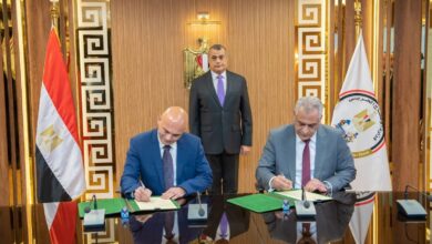 وزير الدولة للإنتاج الحربي يشهد مراسم توقيع مذكرة تفاهم مع شركة ستارك السويسرية. 