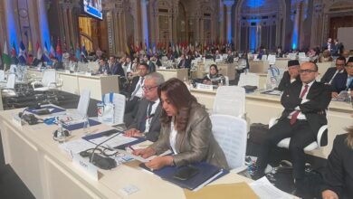 وزيرة التنمية المحلية مصر في الدورة ٢١ لمؤتمر منظمة اليونيدو بالرياض