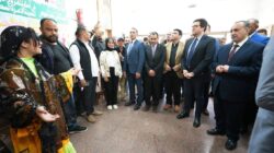 محافظ أسيوط ووزير الثقافة يتفقدان قصر ثقافة أحمد بهاء الدين .