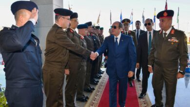 الرئيس السيسي التقي اليوم مع  القائد الأعلى للقوات المسلحة