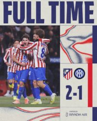 أتلتيكو مدريد يخطف فوزاً ثميناً من إنتر ميلان بـ دوري الأبطال