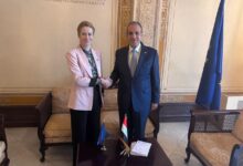 وزير الخارجية يلتقي الممثلة العليا للشئون الخارجية والسياسة الأمنية للاتحاد الأوروبي
