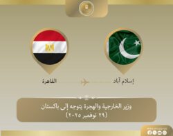 وزير الخارجية يتوجه إلى باكستان